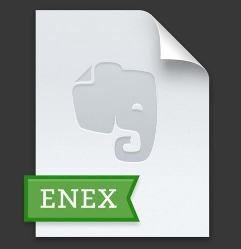 export notes as enex 