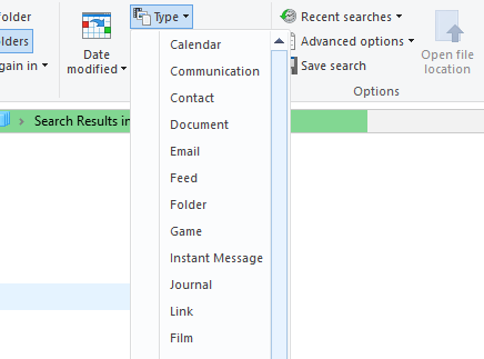 how to find large files explorer