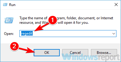 regedit run window Windows 10 some of your accounts require attention