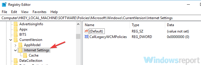 Can't change proxy settings Windows 10