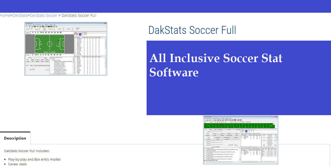 Soccer Stats Tracker 5.8 - free download for Windows