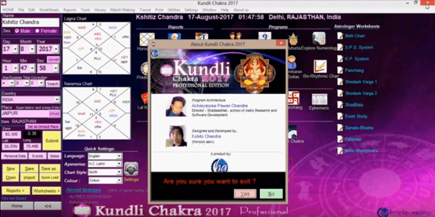 Making software match vedic Horoscope Matching