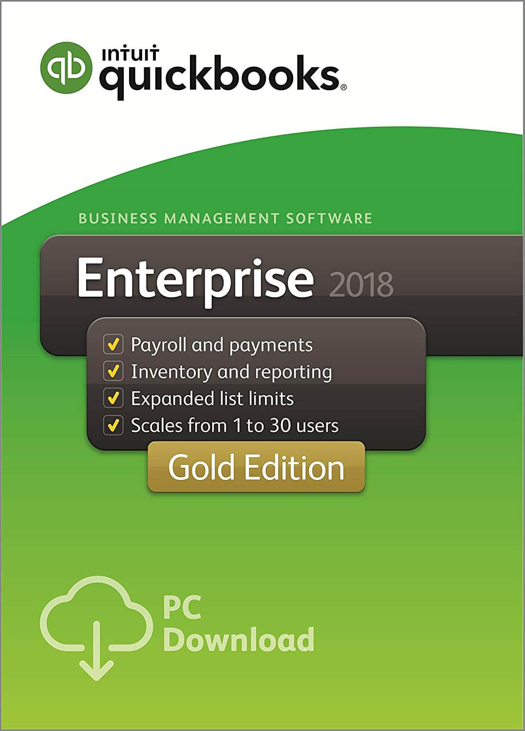 Quickbooks Enterprise Gold Edition 2018