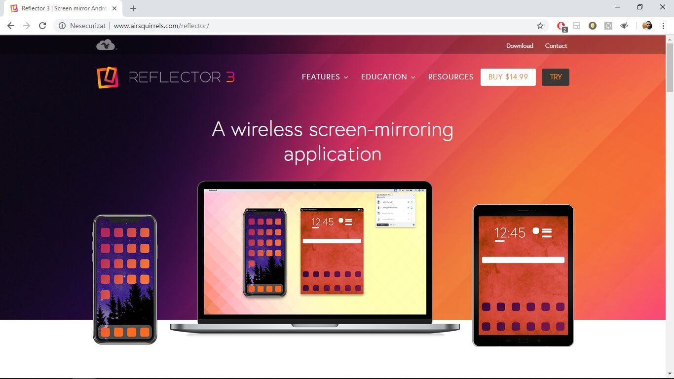 Reflector 3 Mirror App