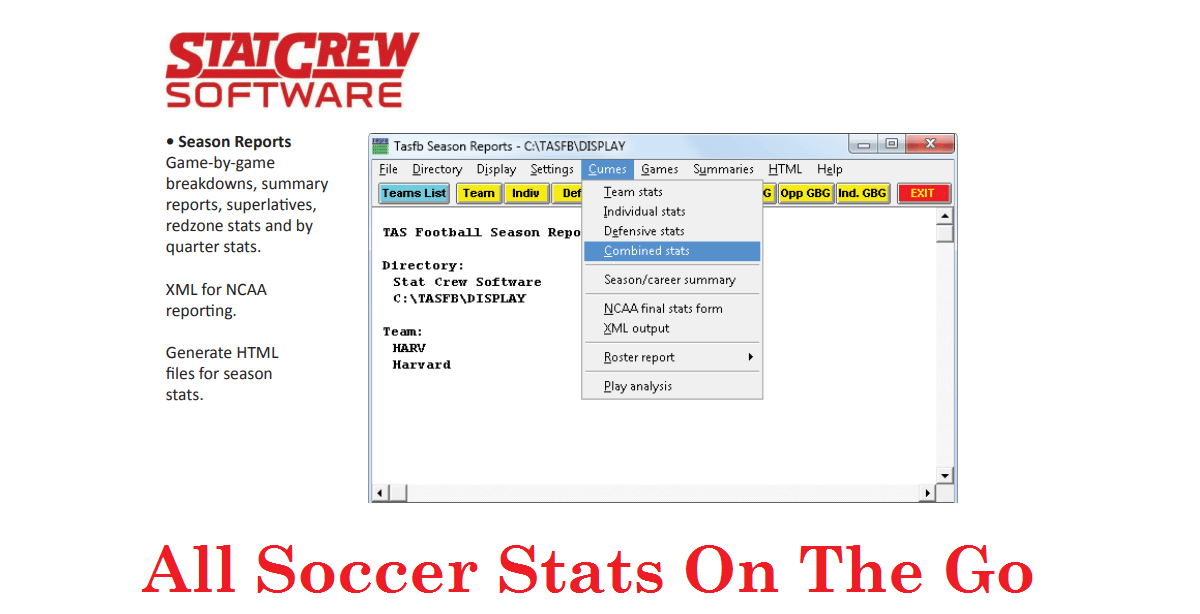 Soccer Stats Tracker 5.3 Download (Free) - SSTracker.exe