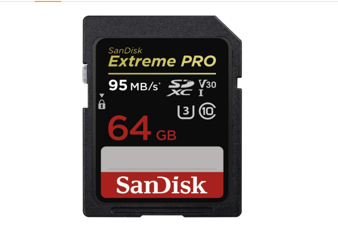 SanDisk Extreme Pro 64GB SDXC UHS-I Memory Card