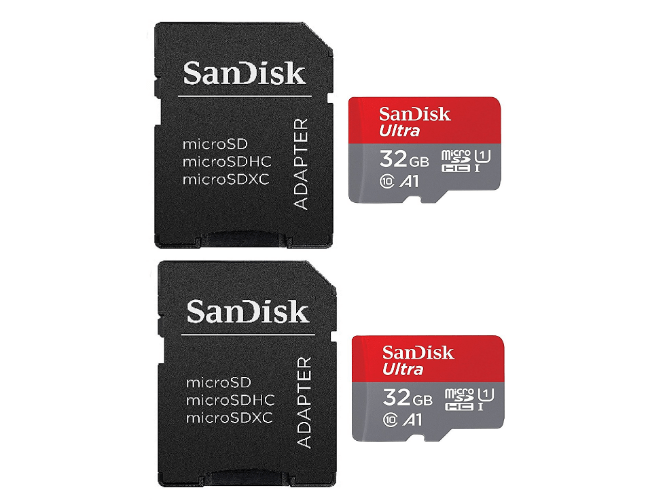 SanDisk 32GB x2 (64GB) MicroSD HC Ultra UHS-1 Memory Card