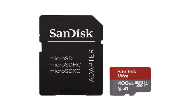 Sandisk Ultra 400GB Micro SDXC UHS-I Card with Adapter