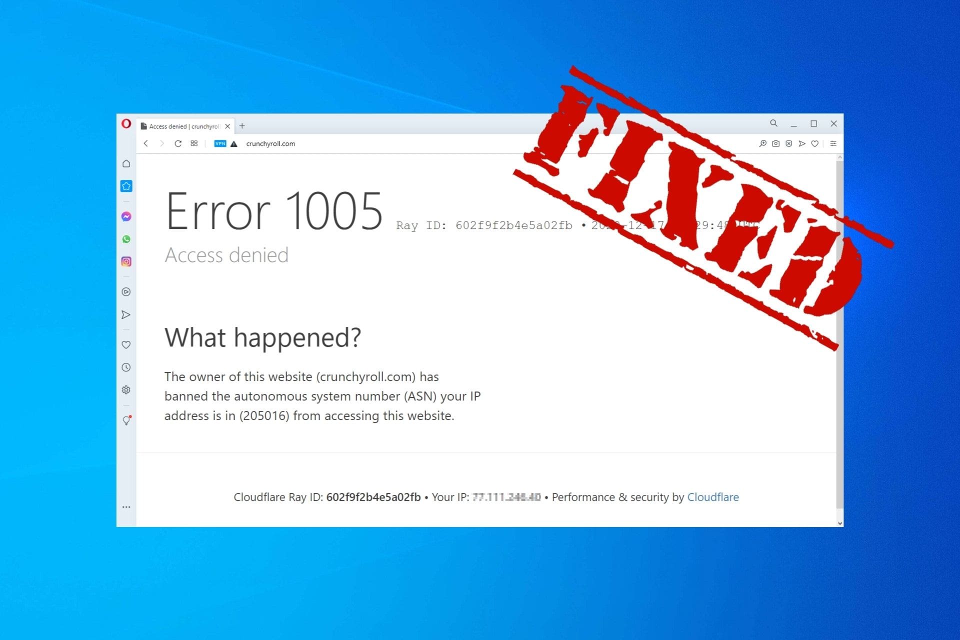 fix error 1005 access denied