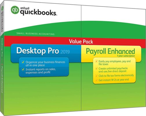 QuickBooks Desktop Pro with Enhanced Payroll 2019