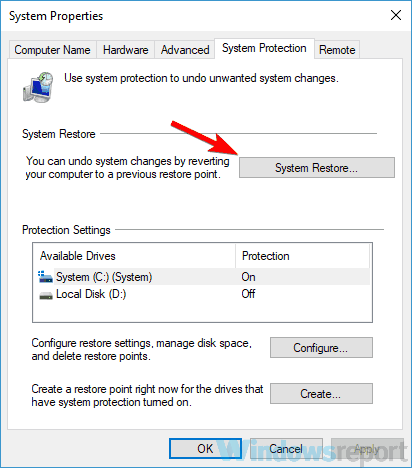 system restore Task Manager Windows 10 not showing