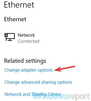 There might be a problem with the network adapter