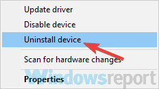 There might be a problem with the driver for the WiFi adapter Windows 10