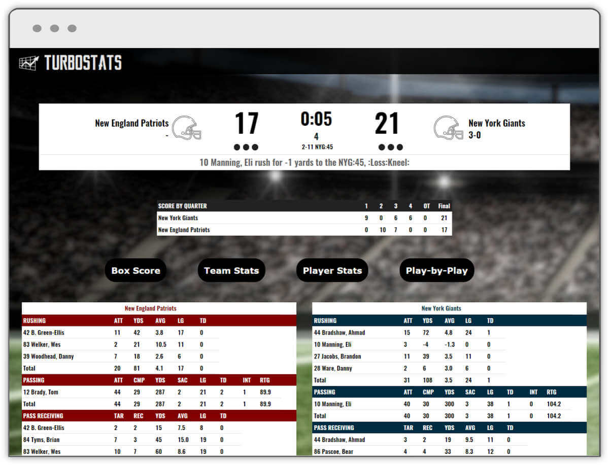 Soccer Stats Tracker 5.8 - free download for Windows