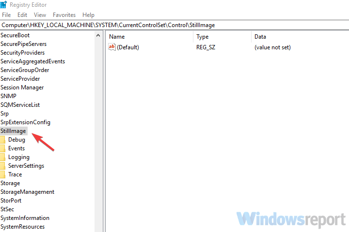 StillImage registry entry fix fax and scan error windows fax and scan error applying settings to driver