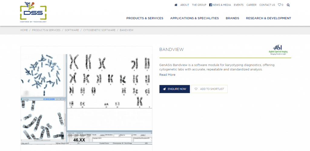 BandView by DSS - karyotyping software