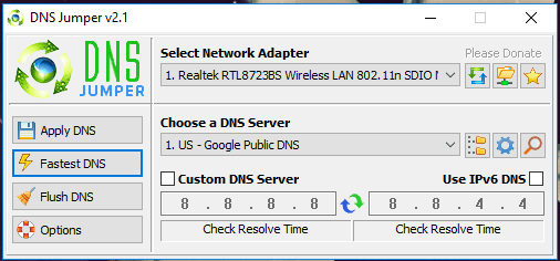 DNS Jumper - fix attackers might be trying to steal your information from