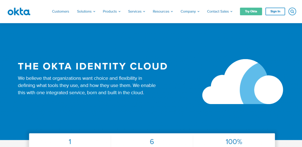Okta Identity Cloud - multi-factor authentication