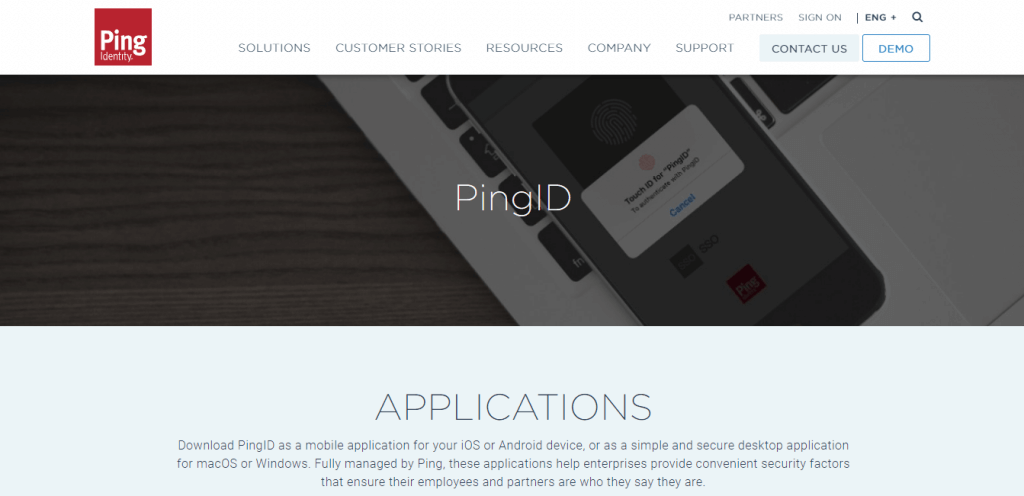 PingID - multi-factor authentication