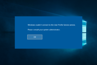 Fix: Windows 10 Could Not Connect to the ProfSvc Service