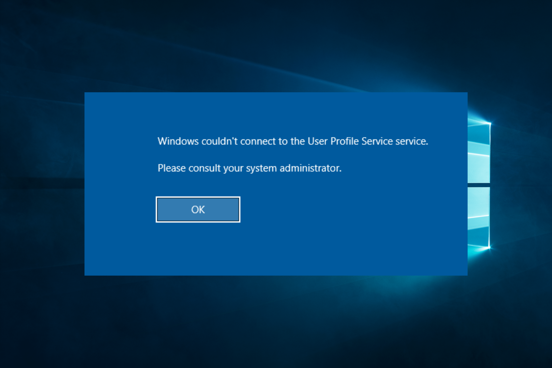 Fix: Windows 10 Could Not Connect to the ProfSvc Service
