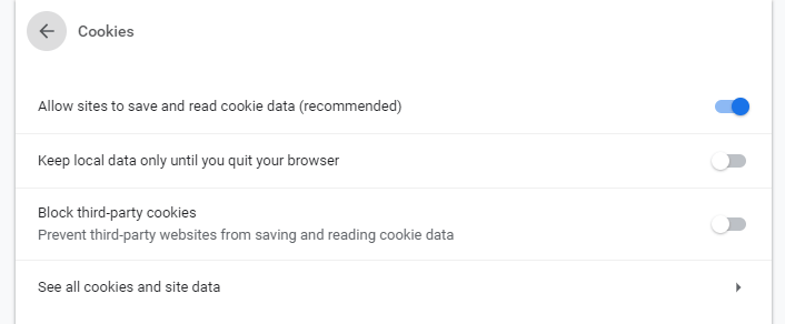 disable delete browsing history