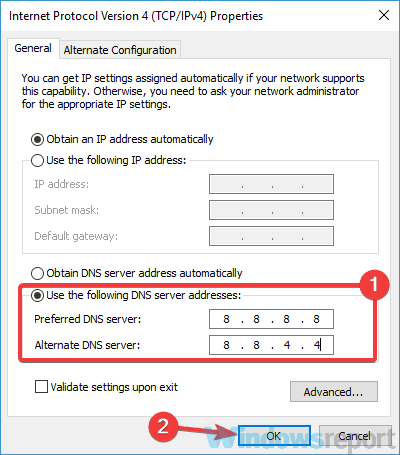 dns change twitch chat