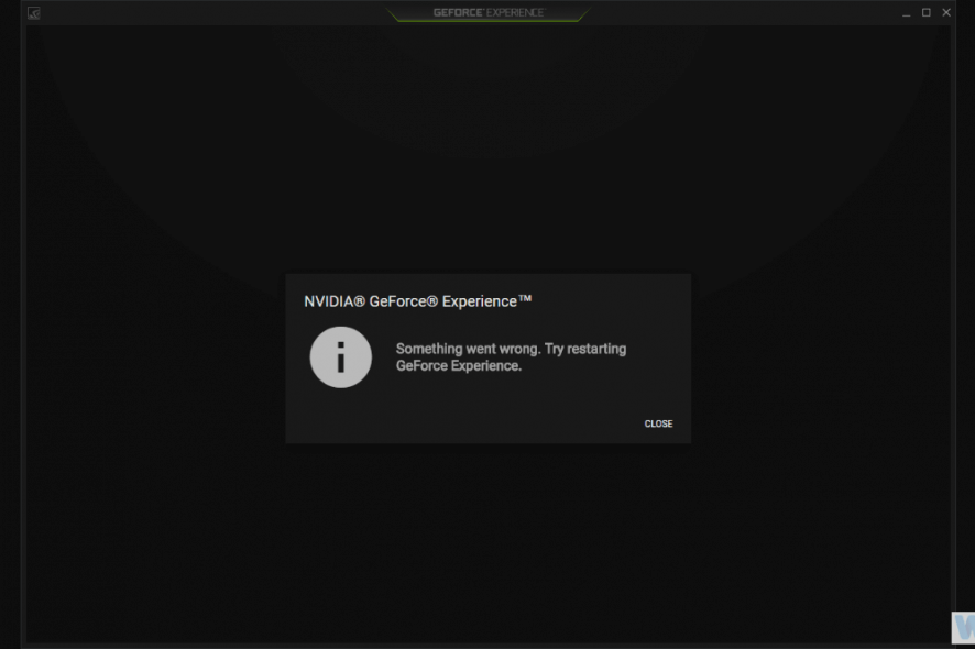 How to fix Something Went Wrong NVIDIA Geforce errors