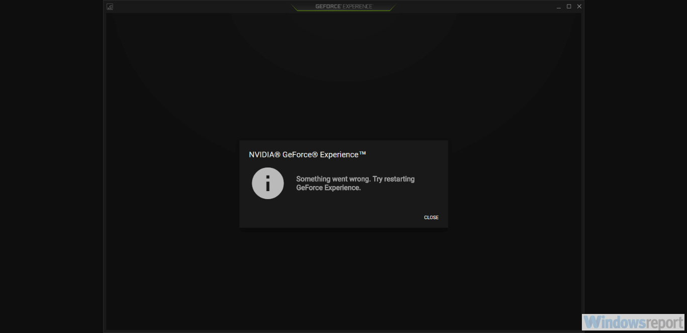 how to fix nvidia something went wrong