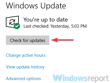 Update Windows to open a serial port