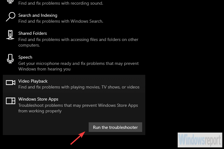 Führen Sie die Problembehandlung für Windows Store-Apps aus
