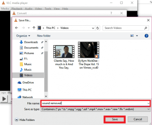 remove video from vlc app windows 10