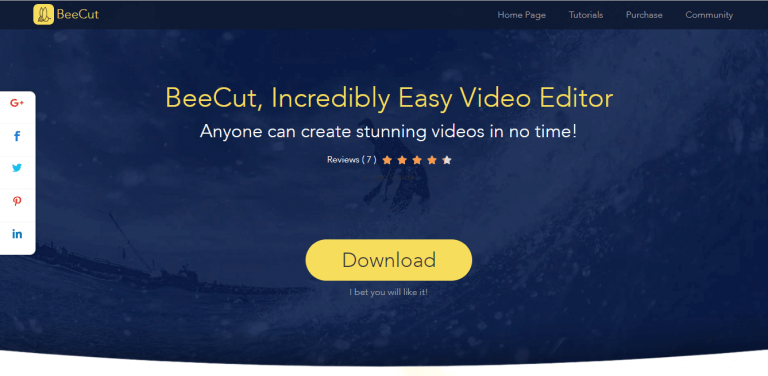 BeeCut Video Editor 1.7.10.2 for windows instal free