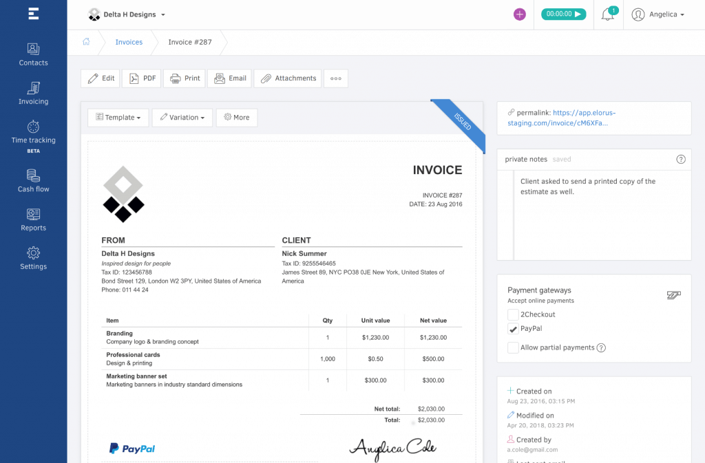 free automotive invoice software uk