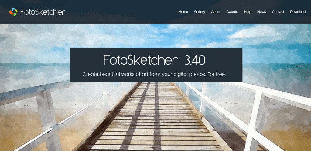 FotoSketcher - picture to paint / picture to sketch