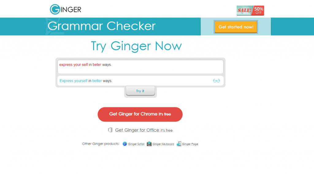 ginger online proofreading service