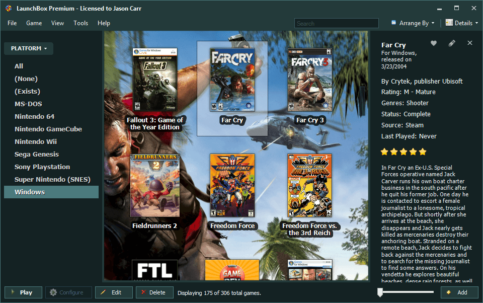 steam sega emulator default launcher