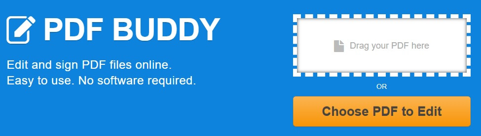 PDF Buddy editor