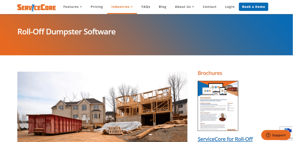 ServiceCore - roll-off software
