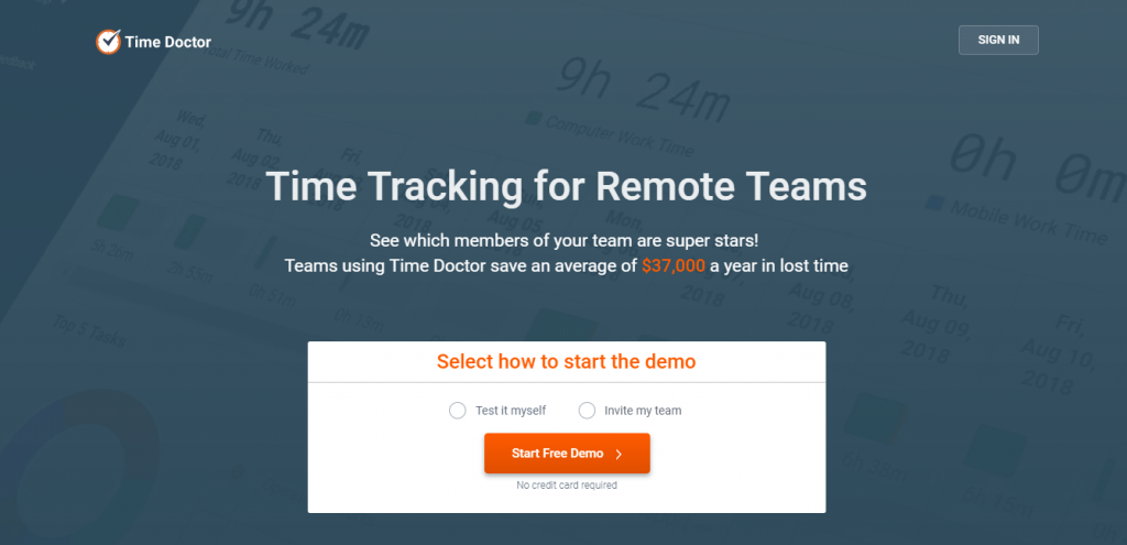 Time Doctor - time off software