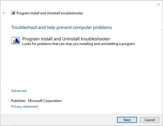 program install and uninstall troubleshooter BlueStacks latest version already installed