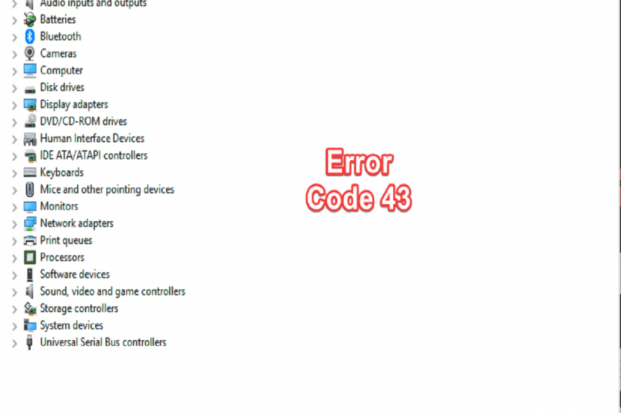 device error code 43