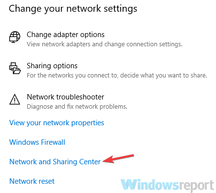 network and sharing center wi-fi adapter not working