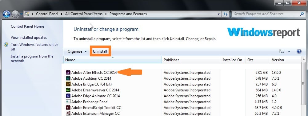 cara instal adobe after effect cs6 di win xp 64 bit