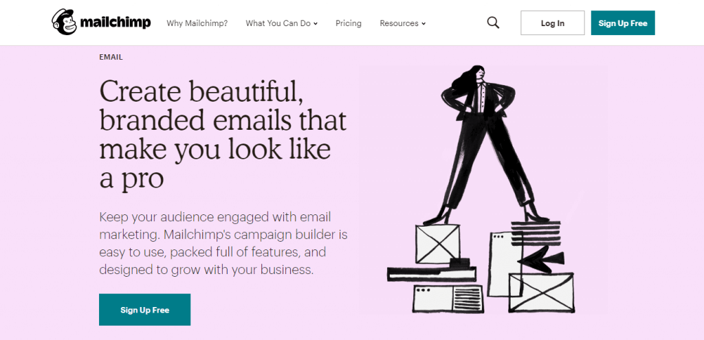 MailChimp - email for newsletters