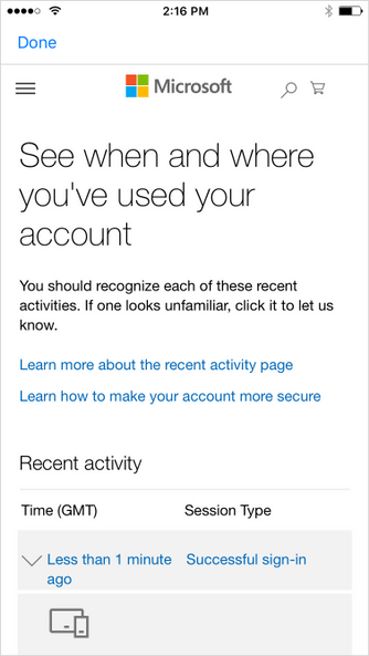 Microsoft Authenticator alerts