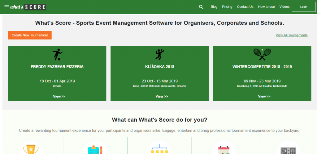 What's Score - badminton tournaments software