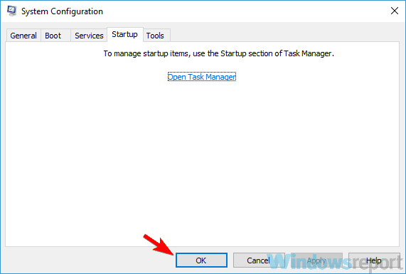 save changes clean boot run as administrator nothing happens