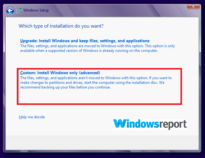 windows 7 repair incompatible version