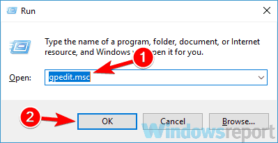 gpedit.msc run window lock windows 10 registry acces